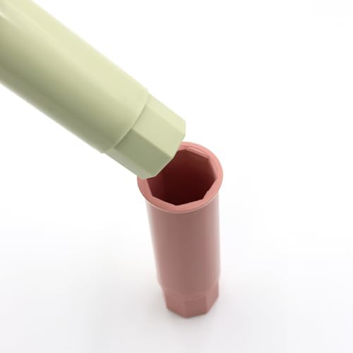 NACOCO Pet Standing Water Dispenser - Cat Dog Standing Bowl with Detachable Pole Automatically Feeding Water Height Adjustable(Grey/Grey Pink/Green Grey Adjustable Rods) - Image 2