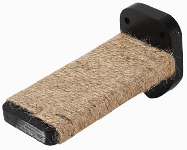 3 Pcs Cat Steps and Perches for Wall, Climbing Shelf With Hemp Rope, Wall-Mounted Furniture Set With Scratching Pads for Playing (Black) - Image 2