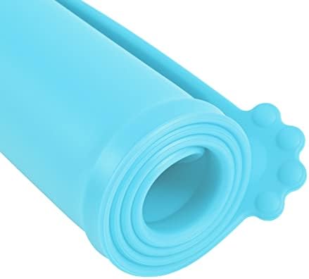 Silicone Waterproof Dog Cat Pet Feeding Mats, Non Slip, Easy Clean Pet Dog Cat Bowl Mats Placemat (18.5" x 11.5") Blue - Image 2