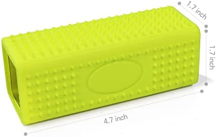 2 PCS Silicone Pet Hair Remover, Reusable Rubber Pet Hair Block Roller Cleaner for Carpet, Couch, Furniture, Car Seats (Orange, Yellow) - Image 2