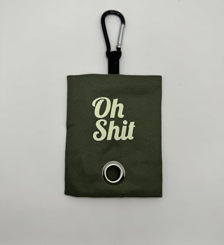 Funny Novelty Dog Waste Bag Dispenser - Oh Shit (Pink) - Image 5