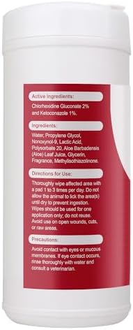 VetWELL KetoWELL XL Topical Wipes for Dogs & Cats - 60ct - Image 2