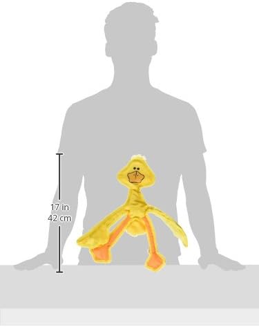 Multipet Skele Duck Dog Rope Toy - Nylon Tug of War - Squeaky Toy for All Dogs - for Playing Toss & Fetch - Cute Dog Pet Toy (15", Yellow) (Pack of 2) - Image 3