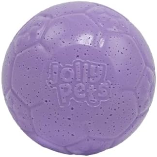 Jolly Pets Mini Soccer Ball Dog Toy, 4 in, Light Purple - Durable by JollyPets