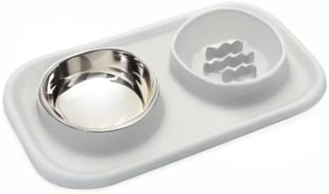 Collapsible Slow Food Dog Bowl, Double Sided Pet Licking Tray, Suitable for Dry Food, Wet Food and Raw Food, Slows Down Pet Eating, Prevents Overfeeding, Suitable for Small, Medium and Large Dogs.