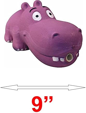 Multipet Latex Grunting Toy Bundle Color:Goblet Pig and Hippo