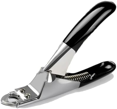 Rocky Mountain Goods Nail Clippers for Dogs and Cats - Stainless Steel Pet Nail Clippers for Small & Large Pets - Ergonomic Handle - Adjust Safety Ring Blade - Claw Trimmers Pet Care - Black Nails by Rocky+Mountain+Goods