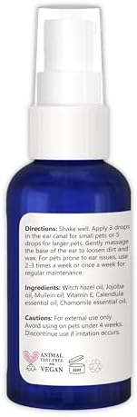 Isabella's Clearly Dog & Cat Ear Care Oil - Natural Wax Removal & Itch Relief - Ear Drops with Calendula, Witch Hazel, Mullein - Made in USA - Image 7