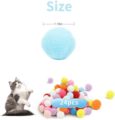 24 Pcs Colorful Pet Balls - Image 2