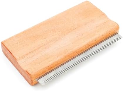 Deshedding Dog Brush with Wood Handle - Image 6