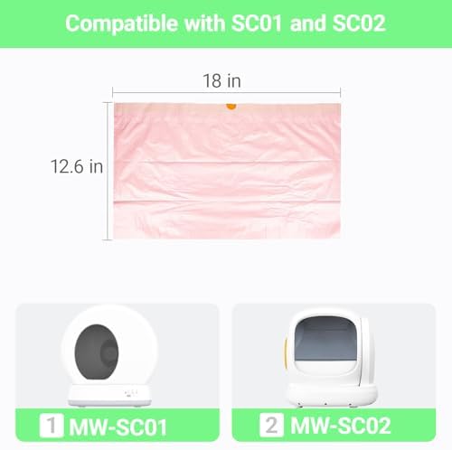 Cat Litter Box Liners 120 count Bags Compatible with MeoWant-SCO1 SCO2 - Image 2