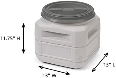 Mighty Tuff Airtight Dog Food Storage Container – 6 Gal, up to 24 lb Capacity – Cat and Dog Food Container with Twist Lid & Handles – BPA-Free, Made in USA - Image 2