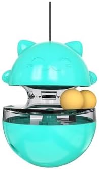 Interactive Cat Toy Treat Dispenser - Wobble Teaser Ball with Food Feeder and Swivel Wand for Cats & Kittens - Image 7