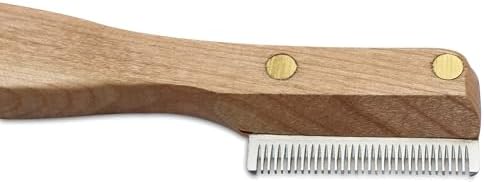Mars Professional Dog Stripping Knife Grooming Tool with Ergonomic Handle, Specialty Double Usage, Made in Germany, Fine - Image 2