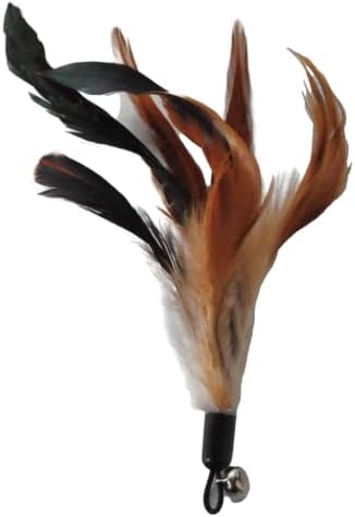 Cat Toys - No Chemical Dyeing Cat Feather Toys for Indoor Cats - Include Cat Wand and Natural Feather Refills - Image 7