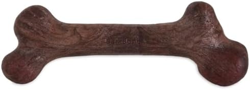 Pet Qwerks Dinosaur BarkBone - Nylon Dog Bone for Aggressive Chewers - Steak Flavor - 11" - Image 2