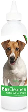 Healthy Breeds Jack Russell Terrier Ear Cleanse with Aloe Vera Cucumber Melon 8 oz by HealthyBreeds
