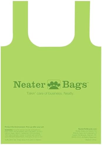 Neater Pet Brands Neater Bags Dog Waste Bag, No Rolls to Fuss With - Dog Poop Bags Dispense One at a Time, Doggie Poop Bag with Easy-Tie Handles (180 Count) - Image 2