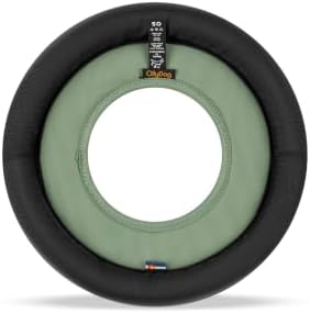 OllyDog Mini Super Flyer, Dog Flying Disc – Floating Fetch Toy, Soft on Teeth, Eco-Friendly Recycled Material, Lightweight, for Small & Medium Dogs (Olivine, 9") - Image 3