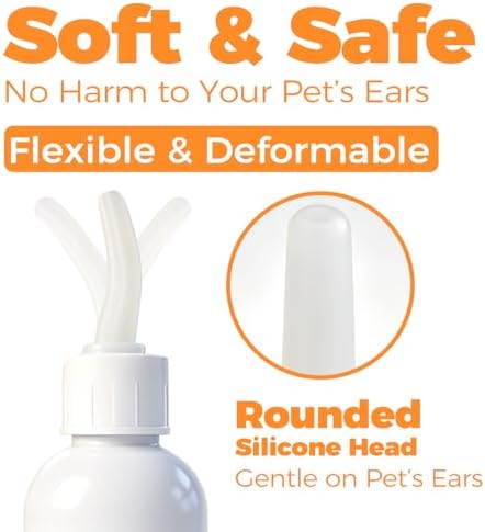 Ear Cleaner – Otic Ear Care Solution for Dogs and Cats, Helps Relieve Itching, Reduce Ear Odor, and Clean Debris – 4 fl oz - Image 2