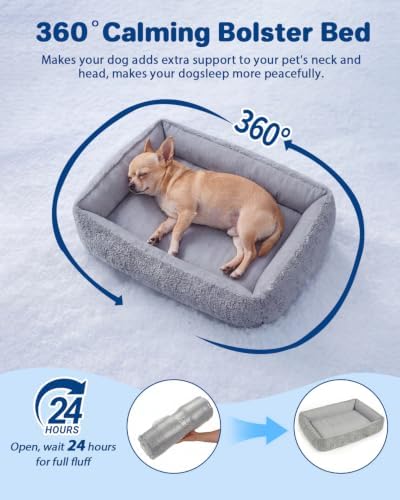 Cooling Dog Bed for Small Medium Dogs - Reversible Design (Ice‑Silk Cooling Layer | Sherpa Fleece Layer), Washable Dog Cooling Mat for Crates, Beds, Sofas 20" × 14" - Image 7