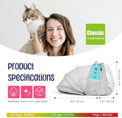 Dual Expandable Large Cat Backpack Carrier - Image 2