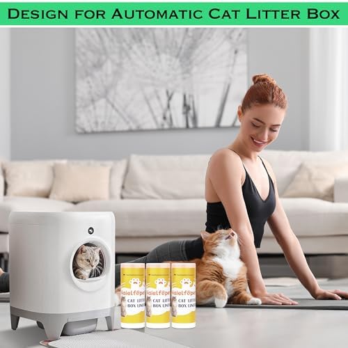 40 Count Drawstring Automatic Cat Litter Box Liner Bags, Disposable Heavy Duty Cat Litter Liners, Replaced Litter Box Bags Suit for PuraX PuraMax PuraMax2 - Image 7