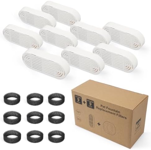 Cat Water Fountain Filter Replacement for Stainless Steel Pet Fountain - Image 7