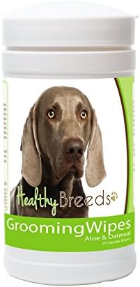 Healthy Breeds Weimaraner Grooming Wipes 70 Count by HealthyBreeds