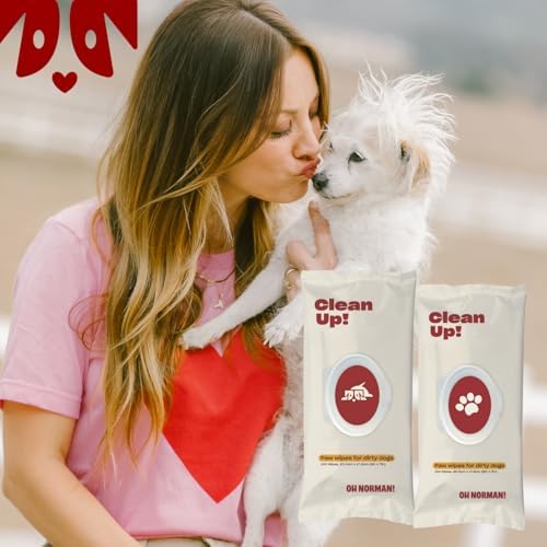 OH NORMAN! Clean Up Paw Wipes for Dogs, Plant-Based, Unscented, 100 Ct - Image 6