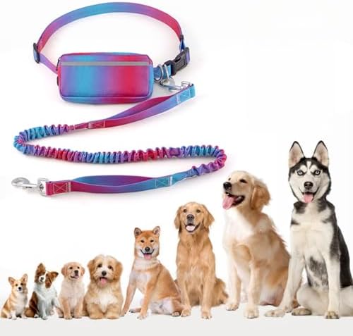 Hands Free Dog Leash for Medium Large Dogs,Hands Free Dog Leash with Zipper Pouch,Suitable for Running Jogging Walkin - Image 7