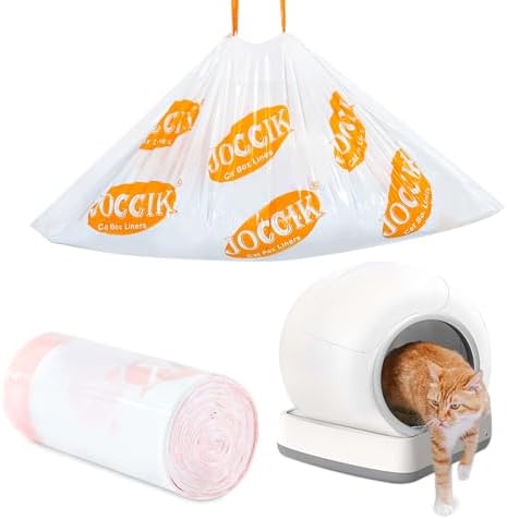 Cat Litter Bags for Automatic Litter Box Liners Compatible with MeoW SC01/C02/LR01, Waste Bags for X & MAX, 22" x 12.8" 100 Count - Image 7