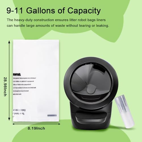 50 Pack Automatic Waste Bags Compatible with Litter Box Robot 3/4 - Image 2