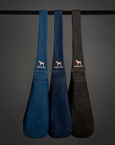 Noah & Paw Dog Sling Carrier for Small Dogs 3-10lb, Dog Sling for Small Dogs and Cats, Dog Carrier with Adjustable Padded Strap, Premium Denim, Lined with Fur, Double Safety Feature, Machine Washable - Image 7