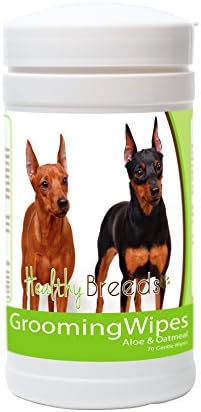 Healthy Breeds Miniature Pinscher Grooming Wipes 70 Count by HealthyBreeds