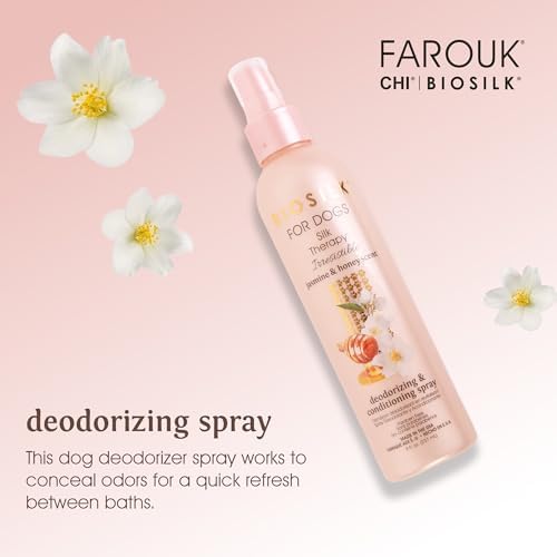 BioSilk Irresistible Deodorizing Dog Spray, Jasmine Honey Scent, 8 Fl Oz - Image 2
