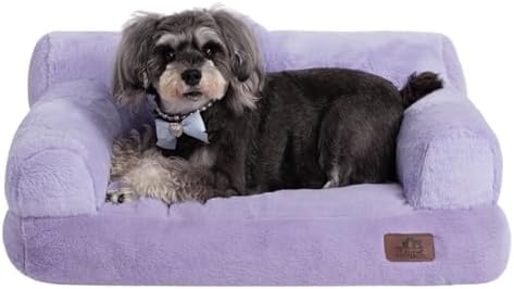 Hollypet Small Dog Large Cat Bed Puppy Couch Beds for Pets up to 25 lbs - Image 2