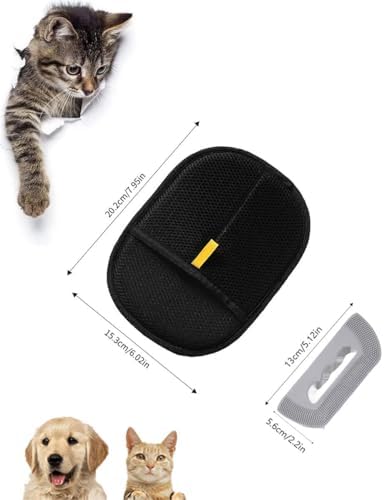 MEDB Pet Hair Remover, Electrostatic Pet Hair Removal Glove, Reusable Cat & Dog Hair Remover for Couch, Furniture, Carpet, Curtain, Upgraded Animal Fur Removal Tools, Cat Grooming Gloves-1 PCS - Image 2