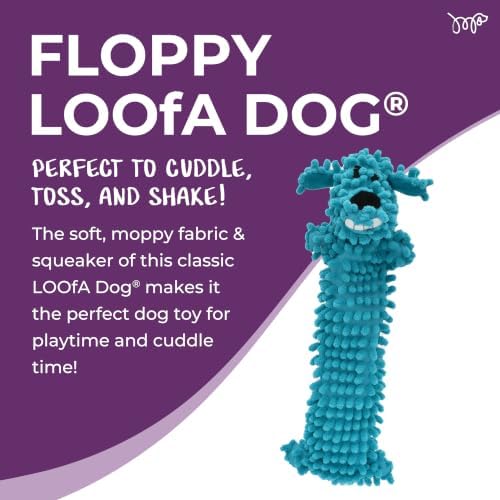 Multipet 12-Inch Floppy Loofa Light Weight No Stuffing Dog Toys, Assorted Colors (Pack of 1) - Image 7