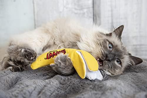 Yeowww!, Chi-CAT-a Catnip Peeled Banana Cat Toy - Image 2