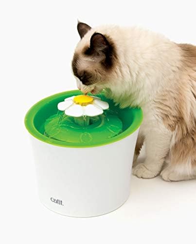 Catit Flower Fountain with Triple Action Filter, 3 L, Green - Image 2