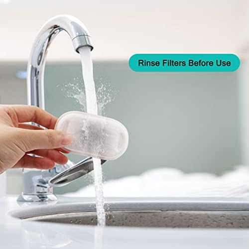 Monsin Cat Water Fountain Filters for Stainless Steel 67oz/2L Adjustable Water Flow Pet Fountain, 4 Pack Pet Replacement Filters with 4 Sponges - Image 7