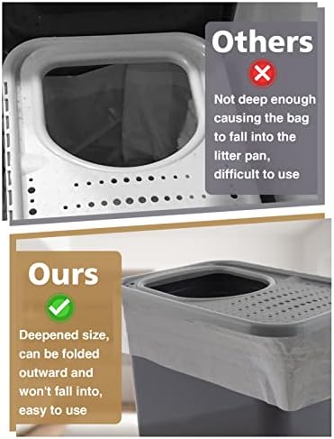 MEWTOGO 24 Pcs Litter Pan Liners Compatible with Petmate Pans - Image 2