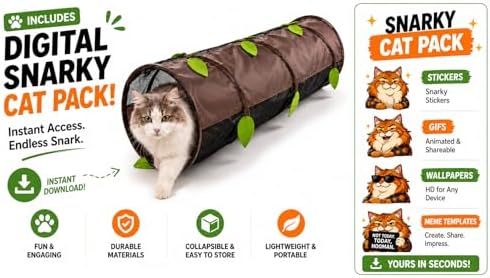 48" Cat Tunnel Mesh Play House - Image 2