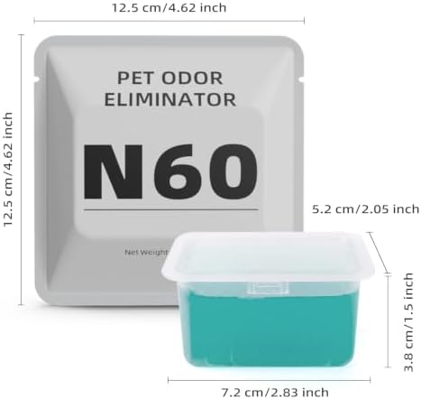 6 pack N60 Odor Eliminator, deodorizer control cat litter box - Image 7