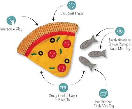 Fringe Studio PEPURRONI & Sardines Please Puzzle Cat Toy, Pet Shop Collection (614005) - Image 2