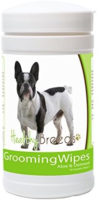 Healthy Breeds French Bulldog Grooming Wipes 70 Count by HealthyBreeds