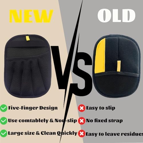 Pet Hair Removal Gloves, Pet Grooming Gloves, 2PCS Newly Upgraded Reusable Electrostatic, Gentle for Dogs & Cats Pet Hair Remover for Furniture, Carpet, Car Seat, Clothes (2PCS) - Image 2