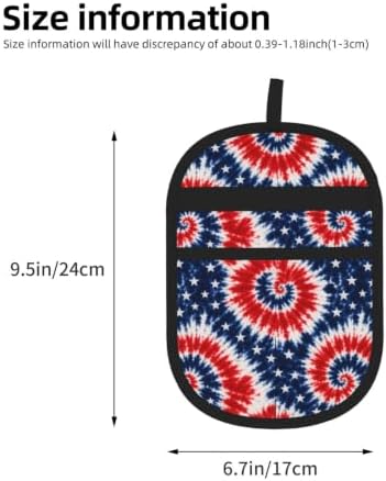Tie Dye Patriotic Pet Hair Removal Glove Brush Hair Remover Tool for Carpet - Image 2