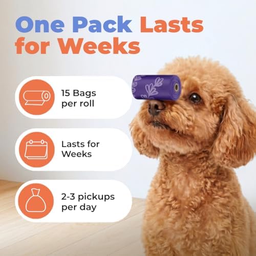 Best Pet Supplies Poop Bags for Dogs - Lavender, 150 Count - Image 6